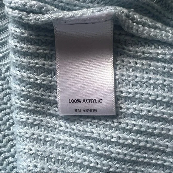 Chelsea & Violet Light Blue Knit Sweater - Picture 5 of 7